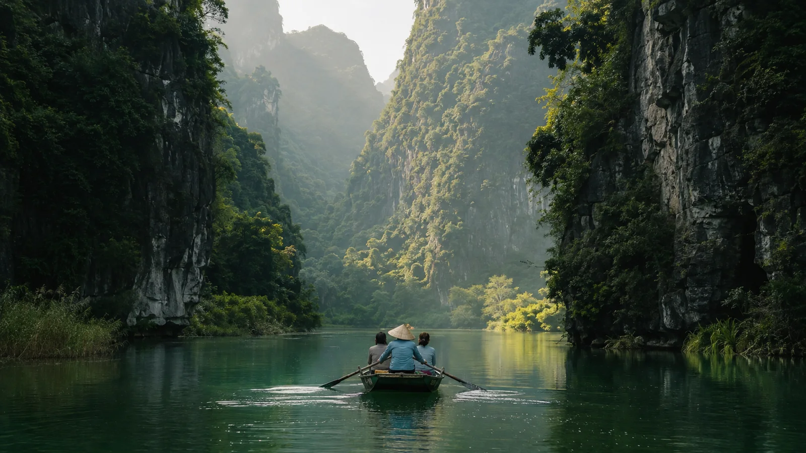 Sông và núi đá vôi Ninh Bình
